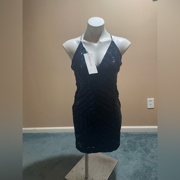 Prom Girl Sequin Prom Dress size L - Picture 1 of 9